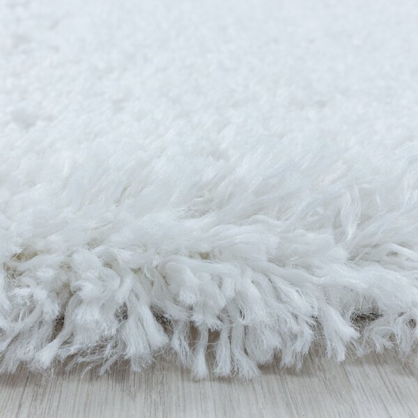 Covor Fluffy Alb 80x80 cm