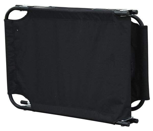 Sezlong cu decupaj Outsunny,190x56x28 cm, negru | Aosom Romania