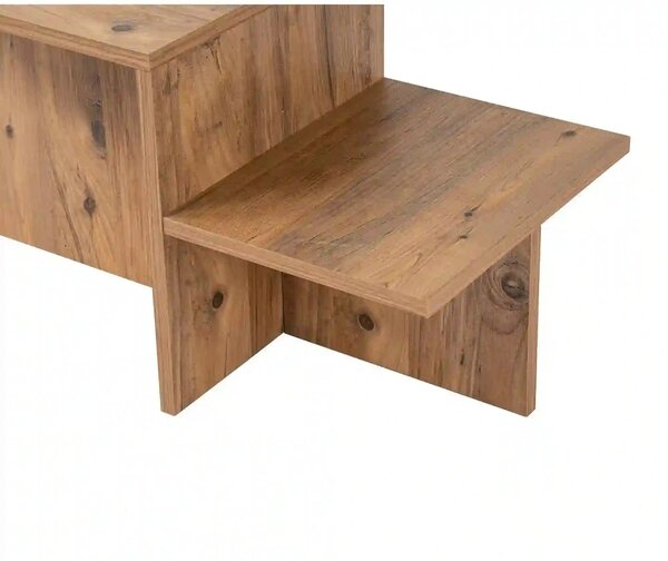 Masuta cafea HARMONY, pin, PAL, 80x40x40 cm