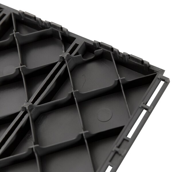 Outsunny Set 9 Cărămizi de Cuplat pentru Pavaj Terasă 30x30x2cm 0.81mq Negru | Aosom Romania