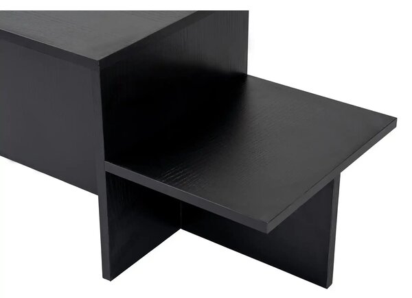 Masuta cafea HARMONY, negru, PAL, 80x40x40 cm