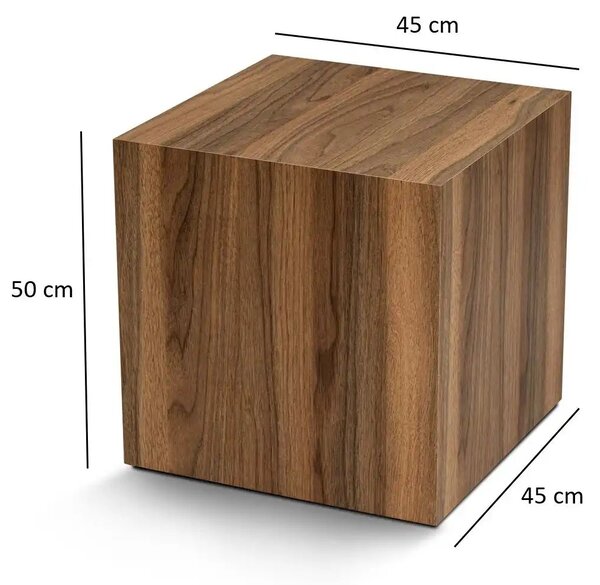 Masuta KUP, nuc, PAL laminat, 45x45x50 cm