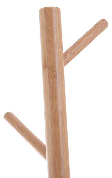 Cuier Dulap pantofi cu 6 Agatatoare in Bambù, Alb, 40x30x180cm HOMCOM | Aosom Romania