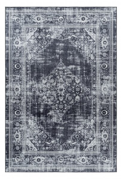 Covor Fiesta Negru V1 80x250 cm