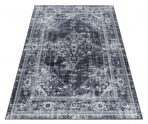 Covor Fiesta Negru V1 80x250 cm