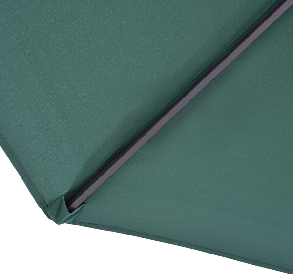 Outsunny Umbrelă Dublă de Grădină, Protecție UV, Manivelă pentru Deschidere, 460x270x240 cm, Verde | Aosom Romania