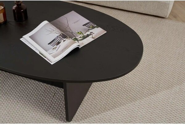 Masuta cafea ORBA, negru, PAL, 120x65x40 cm