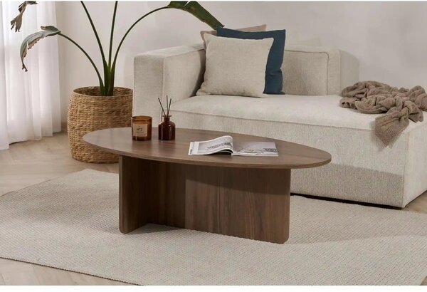 Masuta cafea ORBA, nuc, PAL, 120x65x40 cm