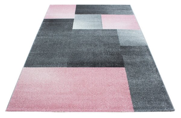 Covor Lucca Roz 80x250 cm