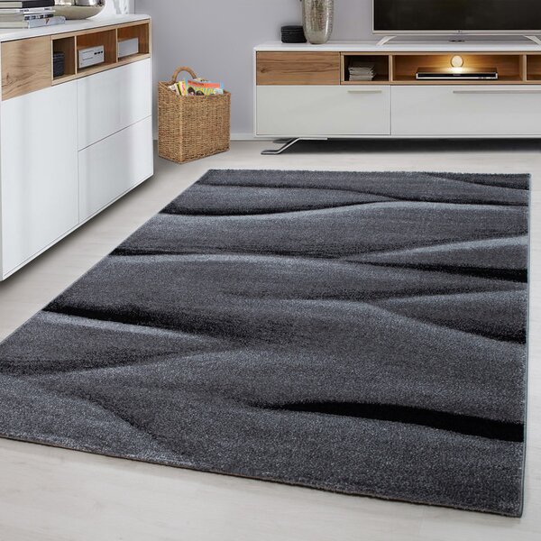 Covor Lucca Negru 80x250 cm