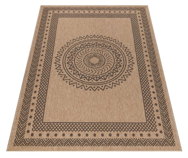 Covor Dhaka Negru V4 80x150 cm