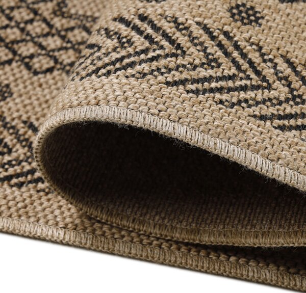 Covor Dhaka Negru V4 80x150 cm