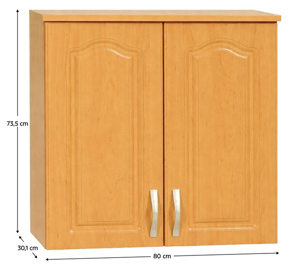 KONDELA Dulap de sus, arin, LORA MDF NEW KLASIK W80/736