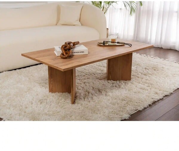 Masuta cafea SABIN, pin, PAL melaminat, 119x60x40 cm