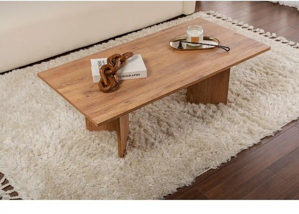Masuta cafea SABIN, pin, PAL melaminat, 119x60x40 cm