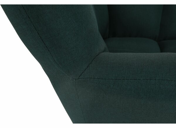 KONDELA Scaun de design, ţesătură verde, KOMODO