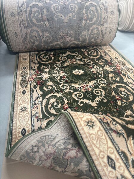Traversa Hol, Model 15002 310, Verde, Latime 60 cm, Verde 60 x 1000