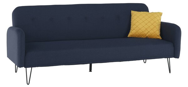 KONDELA Canapea extensibilă, albastru închis, PULSA