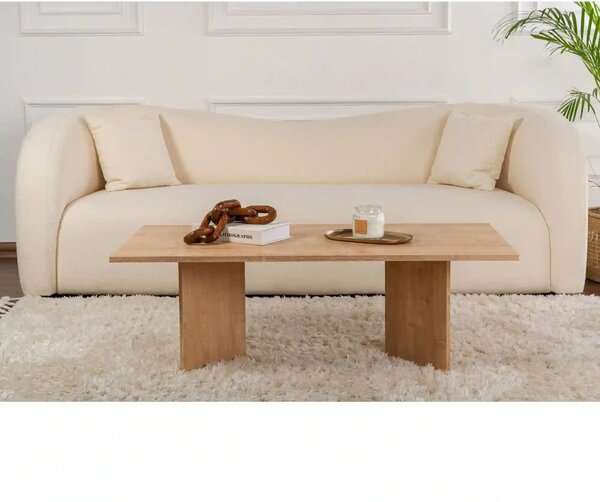 Masuta cafea SABIN, stejar, PAL melaminat, 119x60x40 cm