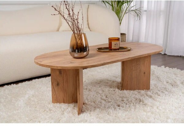 Masuta cafea SABLE, pin, PAL, 119x60x40 cm