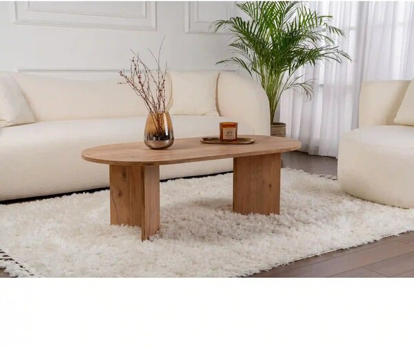 Masuta cafea SABLE, pin, PAL, 119x60x40 cm