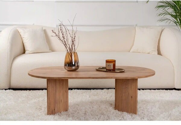 Masuta cafea SABLE, pin, PAL, 119x60x40 cm
