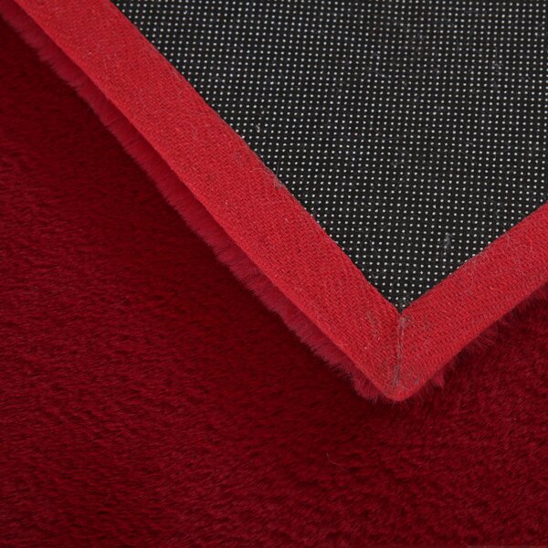 Covor Pouffy V1 Rosu 120 x 120cm