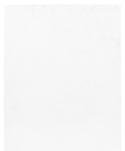 Covor Pouffy V1 Alb 60 x 110cm