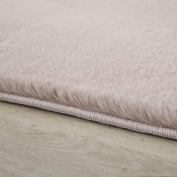 Covor Pouffy V1 Bej 60 x 110cm