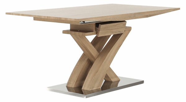 KONDELA Masă dining, stejar, 160-200x90 cm, BONET NEW TIP 2