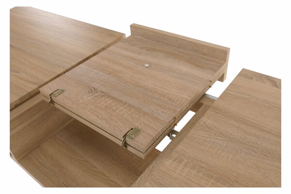 KONDELA Masă dining, stejar, 160-200x90 cm, BONET NEW TIP 2