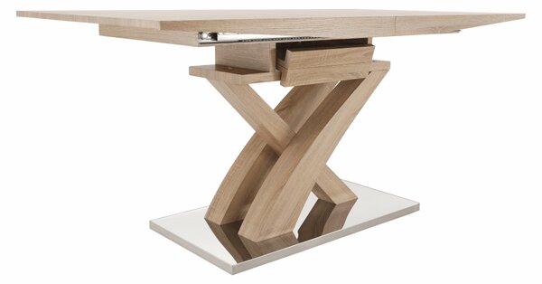 KONDELA Masă dining, stejar, 160-200x90 cm, BONET NEW TIP 2