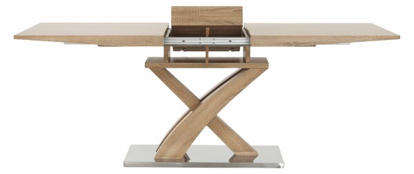 KONDELA Masă dining, stejar, 160-200x90 cm, BONET NEW TIP 2