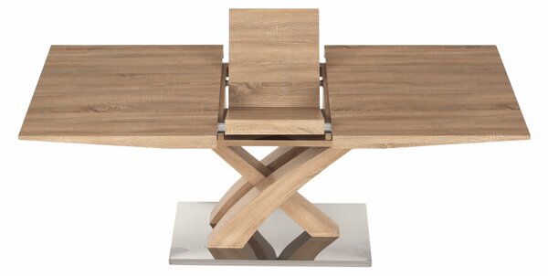 KONDELA Masă dining, stejar, 160-200x90 cm, BONET NEW TIP 2