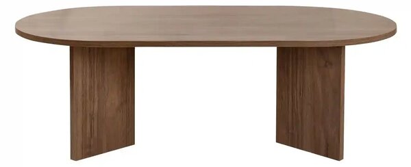 Masuta cafea SABLE, nuc, PAL, 119x60x40 cm