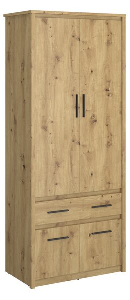 KONDELA Dulap 4D1S/40, stejar Artisan, AIRON
