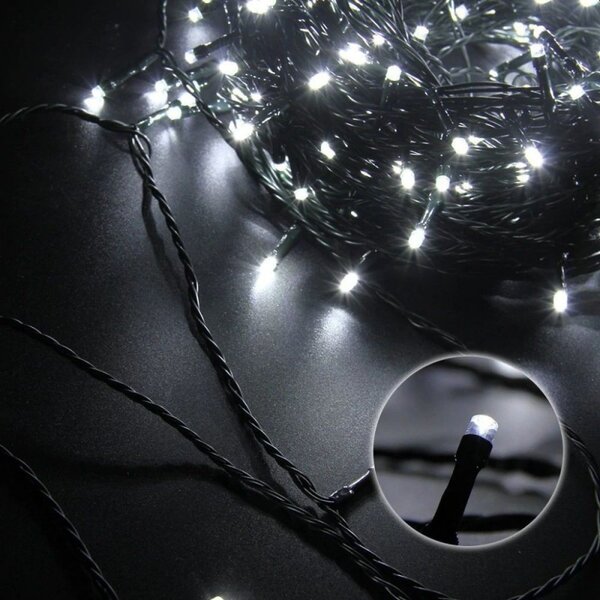 Ghirlanda 1000 LED-uri exterior, lungime 70 m, instalatie Craciun