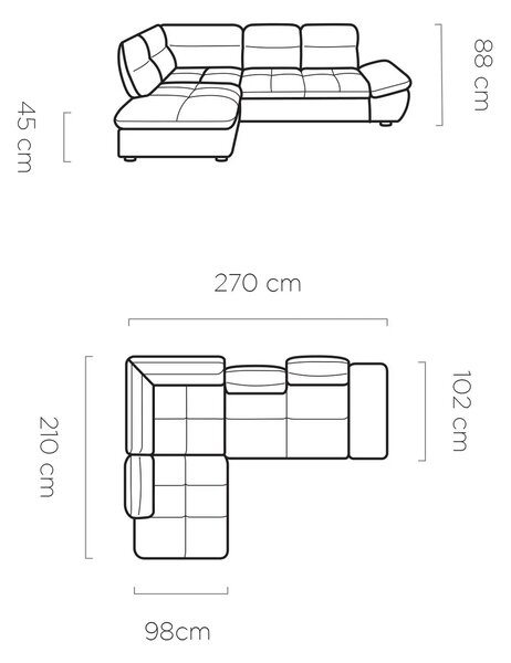 Coltar extensibil GALIANO L, personalizabil materiale gama Oferta Avan