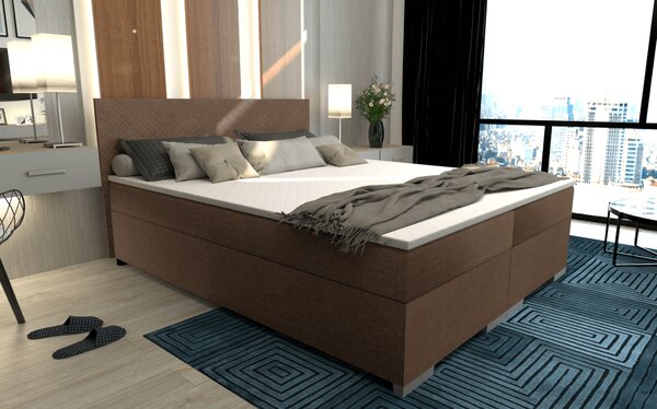 KONDELA Pat Boxspring, maro, 180x200, ADARA
