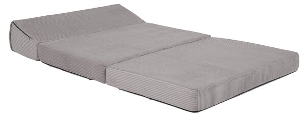 KONDELA Saltea pliabilă/fotoliu extensibil, 2 in 1, gri, VEDIS