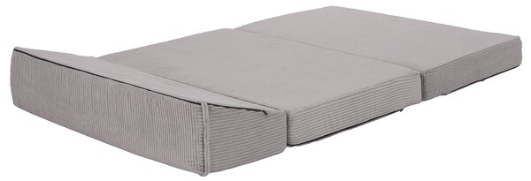 KONDELA Saltea pliabilă/fotoliu extensibil, 2 in 1, gri, VEDIS