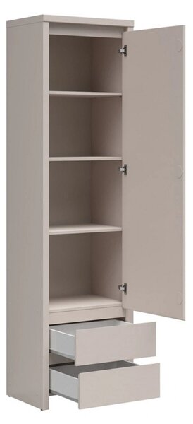 Set dormitor KASPIAN 2, casmir, pat 160x200, 2 dulapuri, birou, comoda