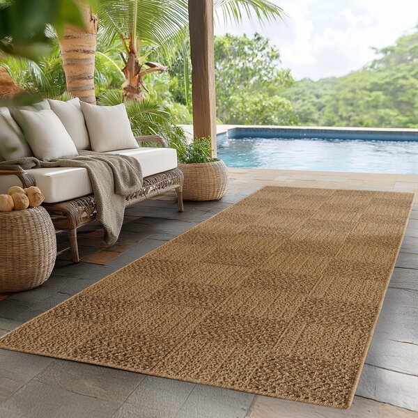 Covor traversa Timber V5 Bej, 80 x 250 cm