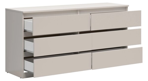 Set dormitor TETRIX, casmir, pat 160x200, dulap cu 2 usi, 2 noptiere s