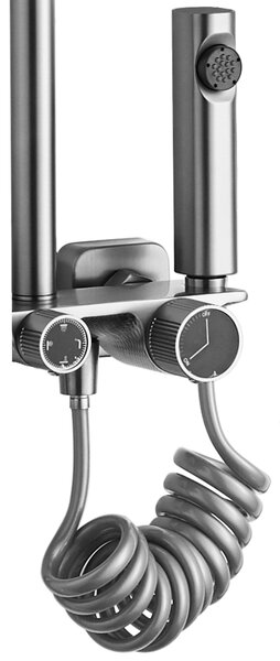 Coloana de dus REA HELIX Nickel Brush INOX