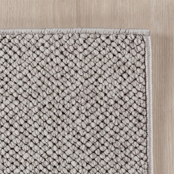 Covor traversa Helix Argintiu V10, 80 x 150 cm