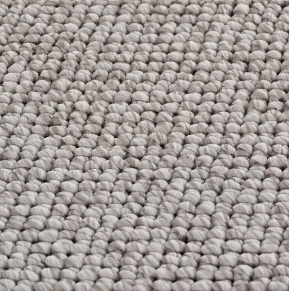 Covor traversa Helix Argintiu V10, 80 x 150 cm