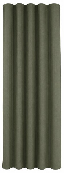 Draperie din material texturat elegant, perdea decorativă pentru living, dormitor, birou sau cameră modernă, 140 x 260 cm, verde
