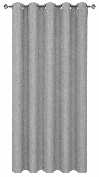 Draperie din material texturat elegant, perdea decorativă pentru living, dormitor, birou sau cameră modernă, 140 x 260 cm, gri