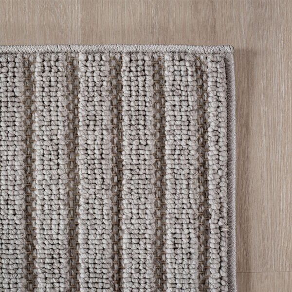 Covor traversa Helix Argintiu V1, 80 x 150 cm